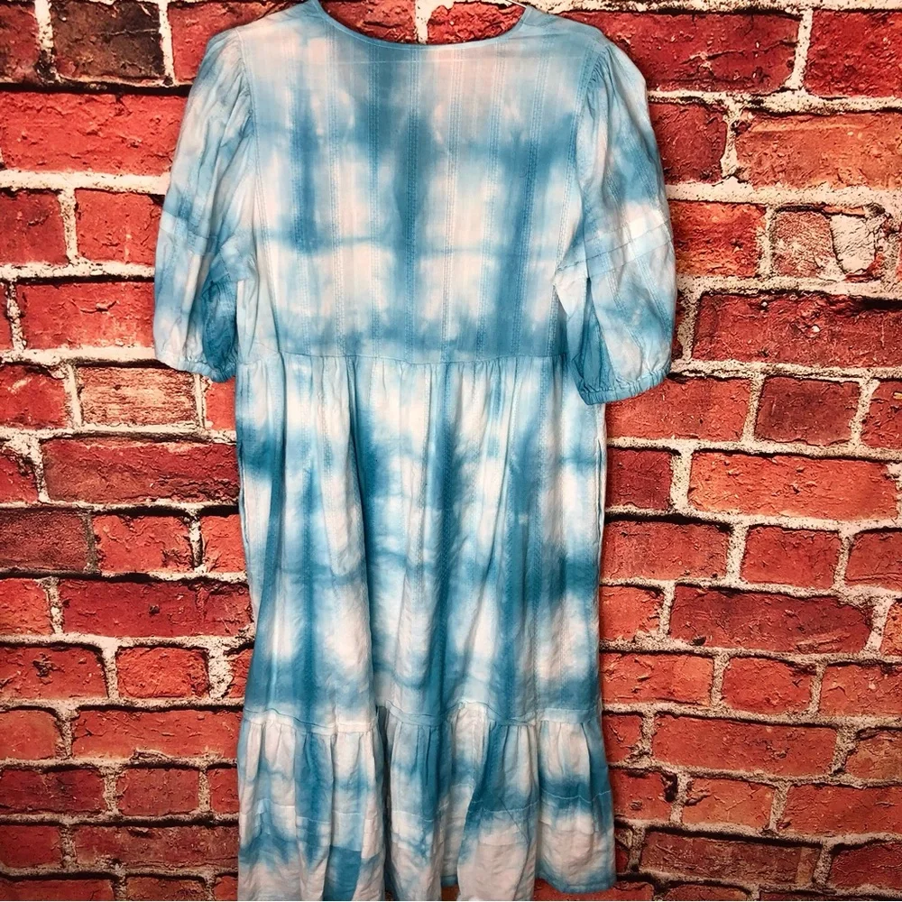 Shibori hand dyed maxi dress